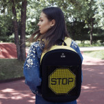 Backpack Sobi Pixel SB9702 Yellow with LED screen 