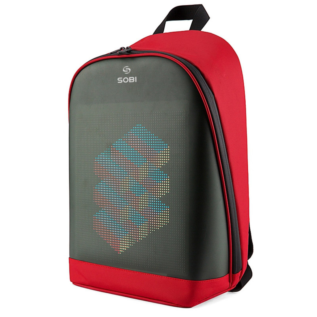 Backpack Sobi Pixel Plus SB9707 Red with LED screen 