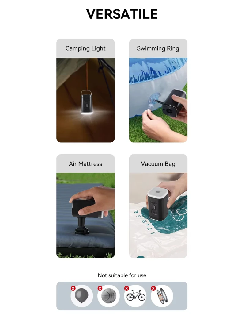 Pump for the vacuum organizer MR