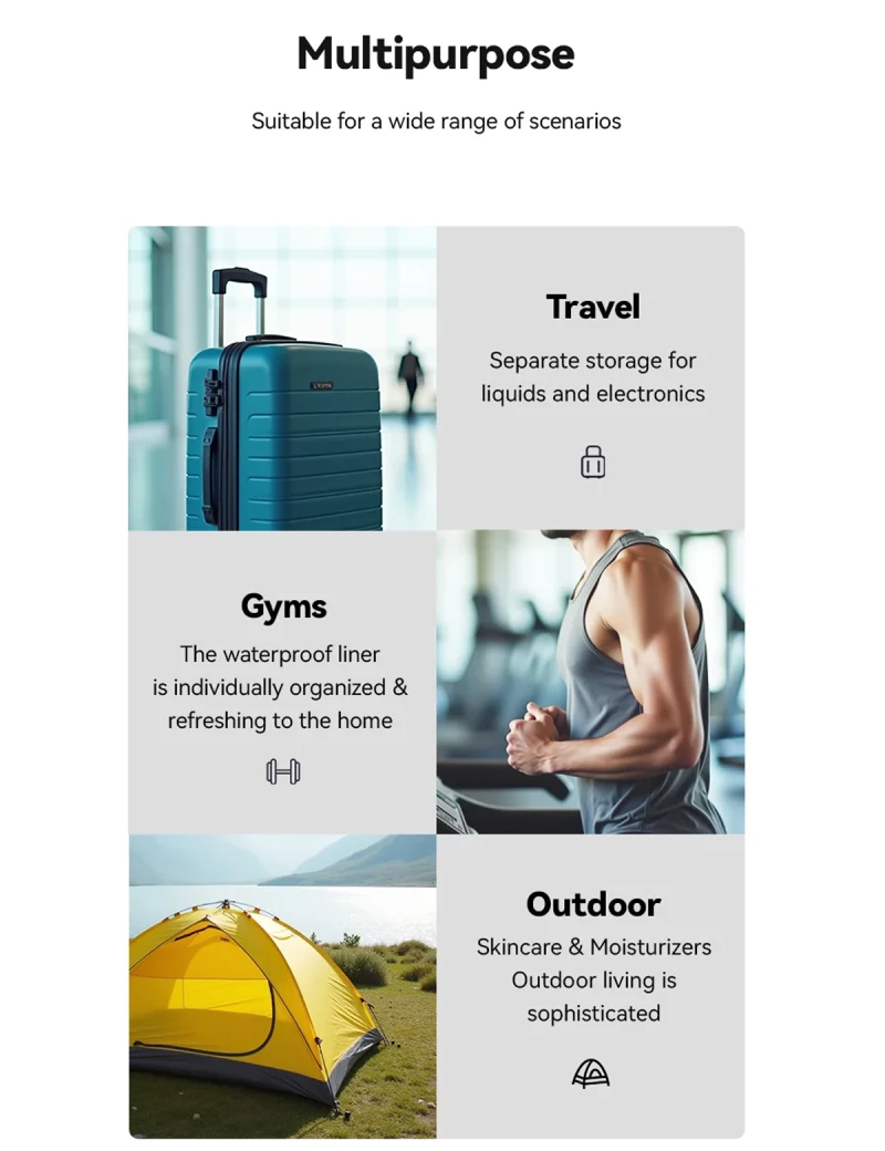 Travel Toiletry Bag Mark Ryden Velo MR264 Black