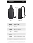 Backpack with one strap Mark Ryden Sata Gray