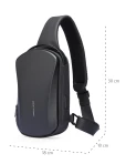 Backpack with one strap Mark Ryden Sata Black