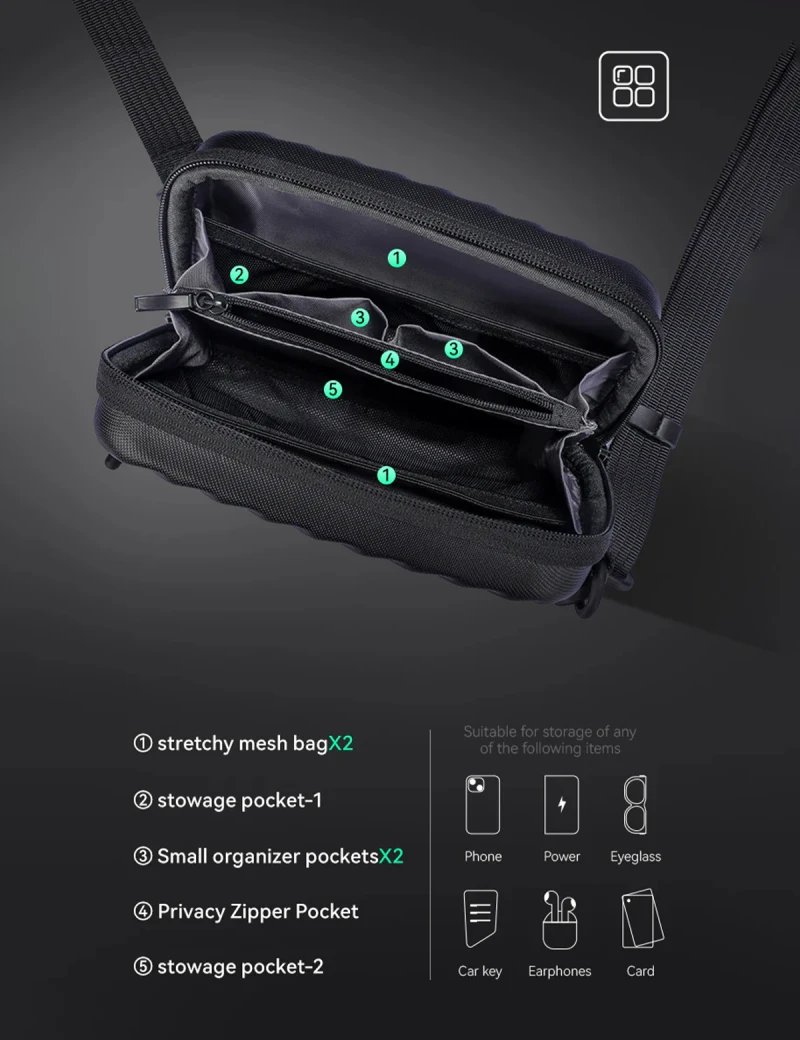 Future Toiletry Bag Mark Ryden Pod MR488 Black