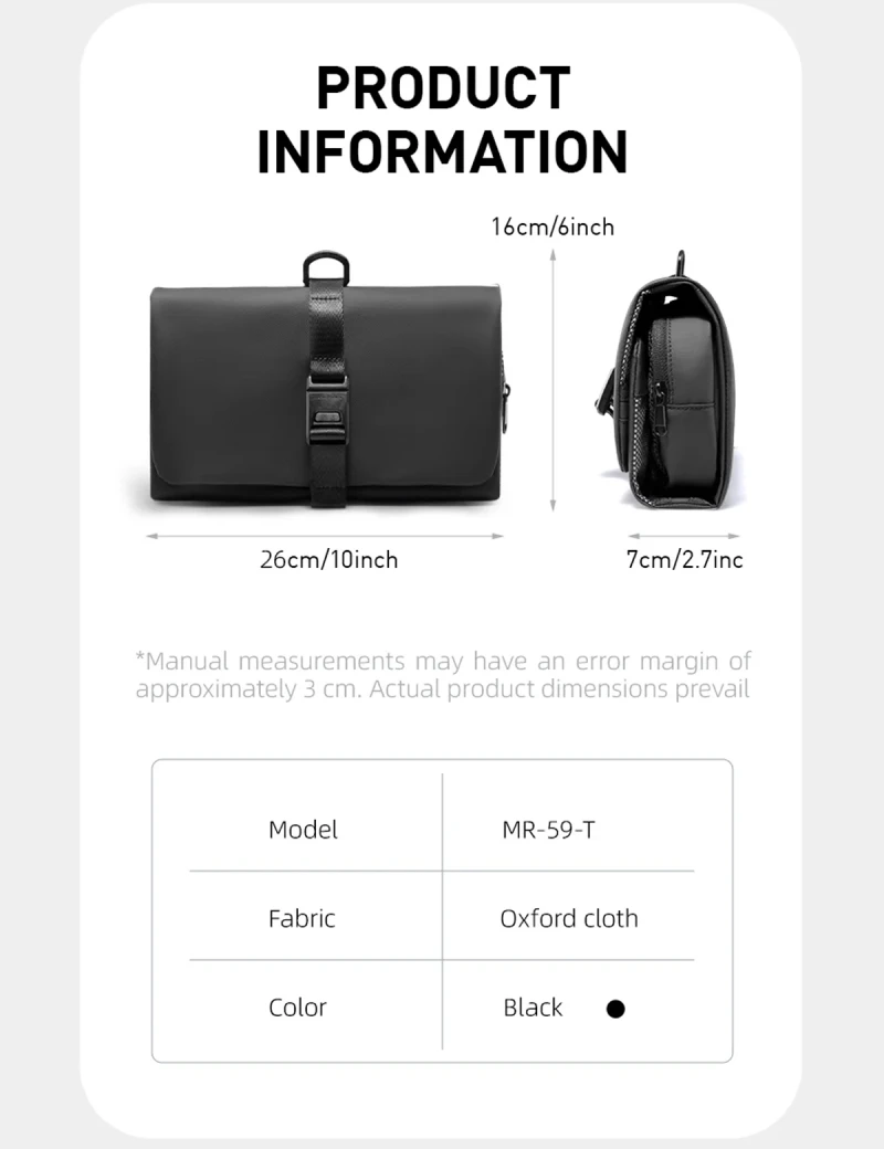 Toiletry bag Mark Ryden Nest MR59 Black