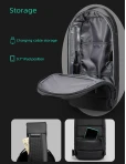 Backpack with one strap Mark Ryden Lexus Black