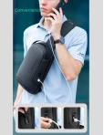 Backpack with one strap Mark Ryden Lexus Black