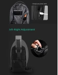 Backpack with one strap Mark Ryden Lexus Black