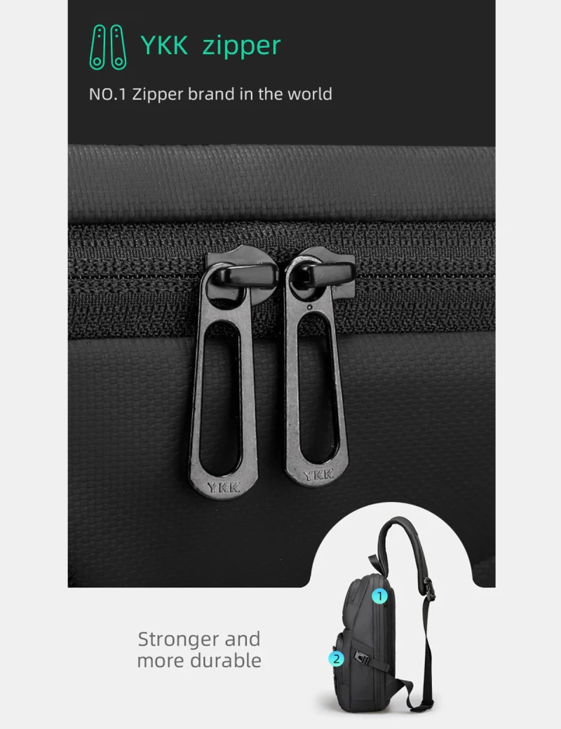 Backpack with one strap Mark Ryden Xero Black