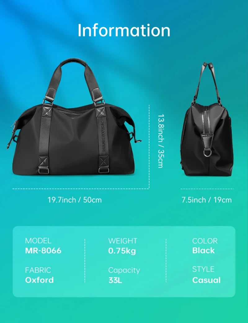 Business Travel Bag Mark Ryden Borsa Black