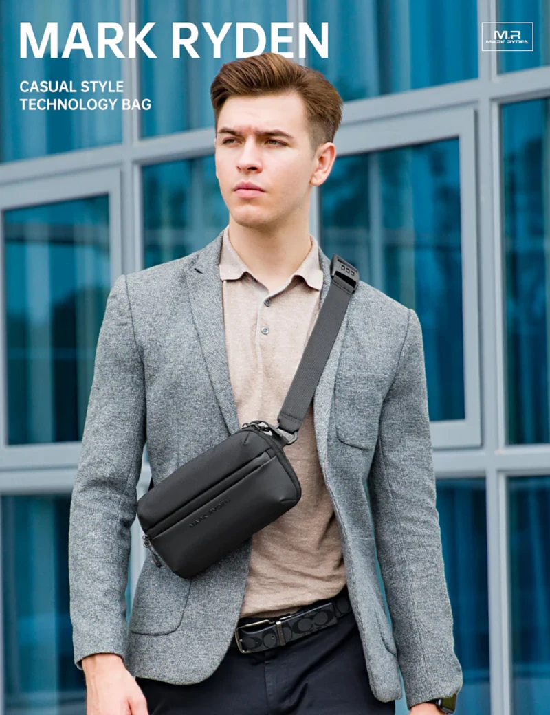 Single Shoulder Bag Mark Ryden Easement MR8712 Black