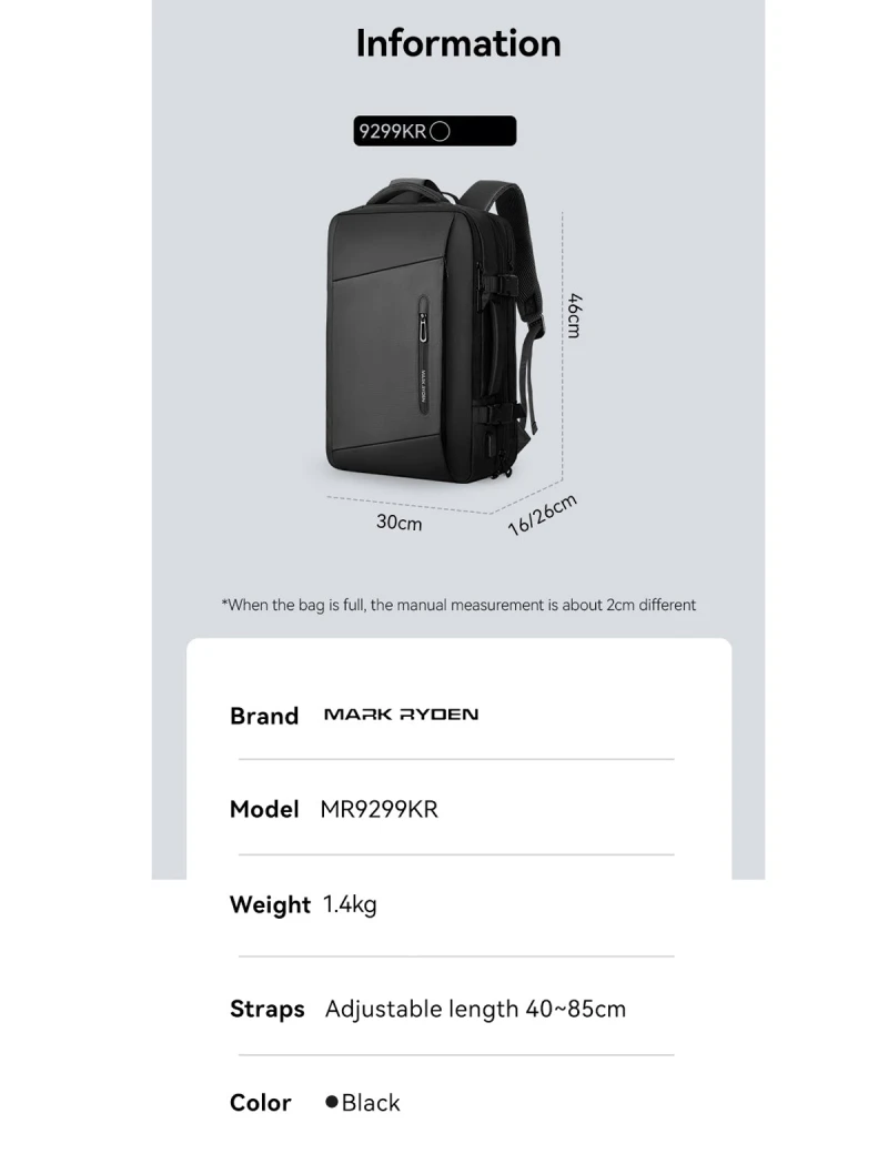 All Day Backpack Mark Ryden Infinity 17,3" Black