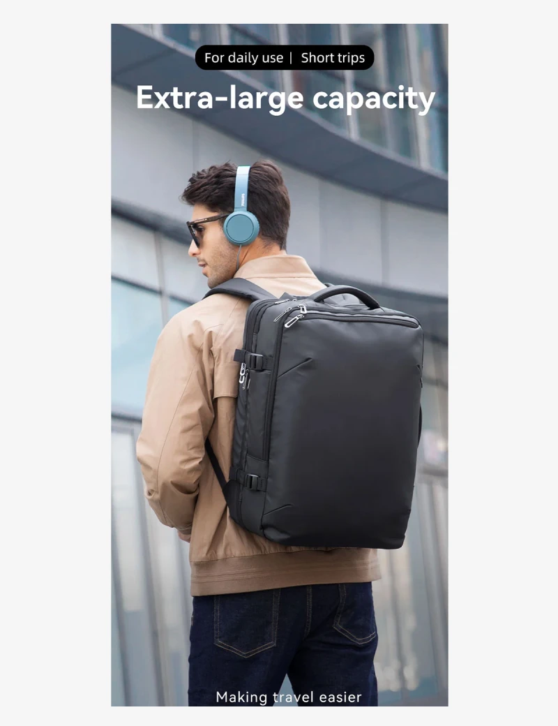 Business Travel Backpack Mark Ryden Expanse Black