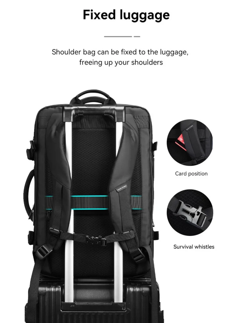 Business Travel Backpack Mark Ryden Expanse Black