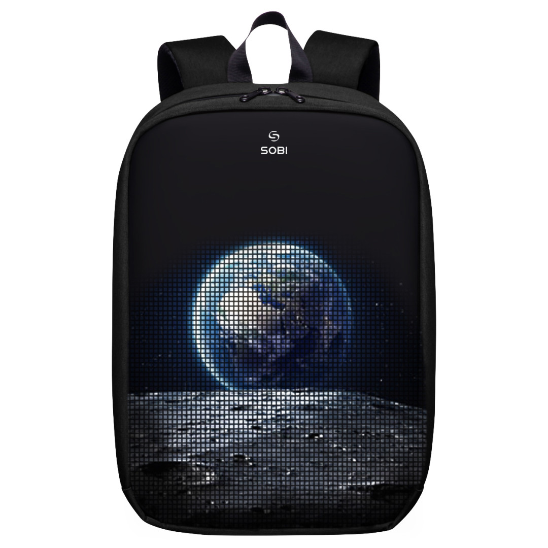 Backpack Sobi Pixel Max SB9703 Black with LED screen 