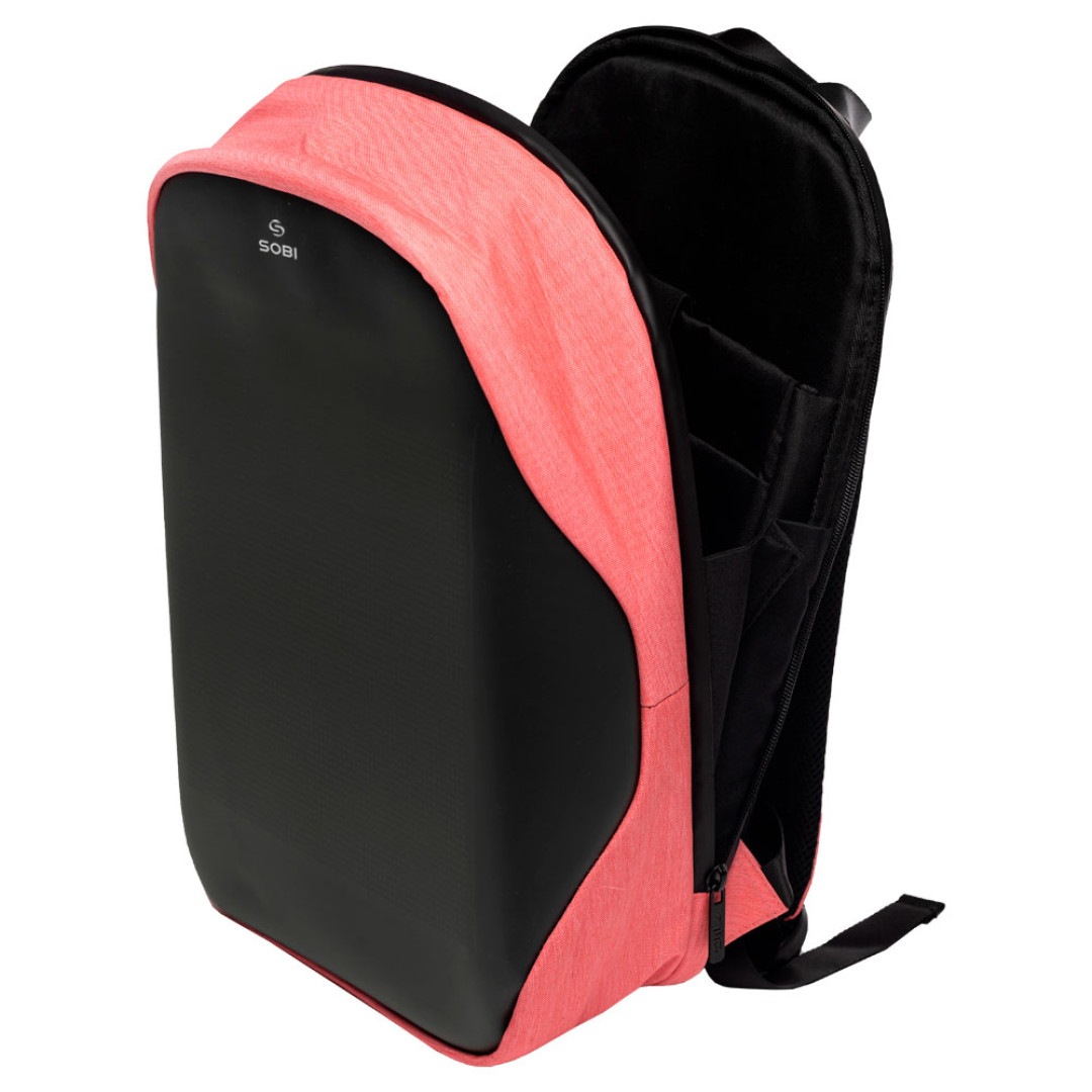 Backpack Sobi Pixel Neo SB9704 Pink with LED screen 