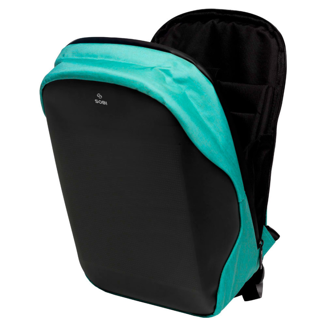 Backpack Sobi Pixel Neo SB9704 Mint with LED screen 