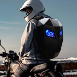 Backpack Sobi Pixel Moto SB9709 Black with LED screen 