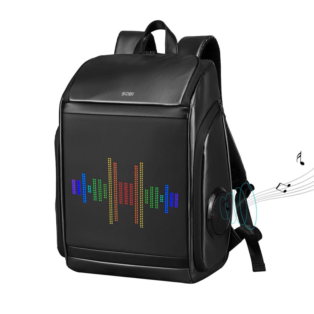 Backpack Sobi Pixel SB9710 Black with LED screen 