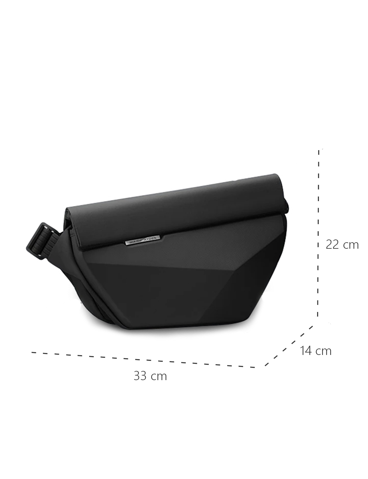 Single shoulder bag Mark Ryden BlackRock MR2339 size