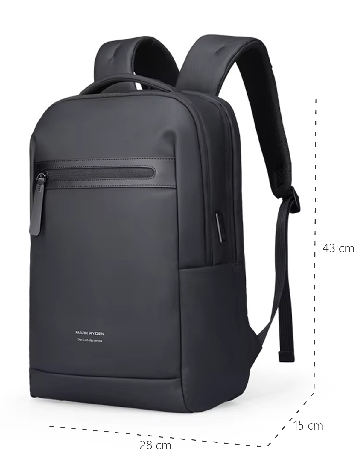 All Day Backpack Mark Omber Ryden Black size